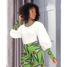 Akasi Mixed Media Top, , large