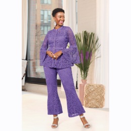 Lexi Lace 3-Piece Pant Outfit, , large