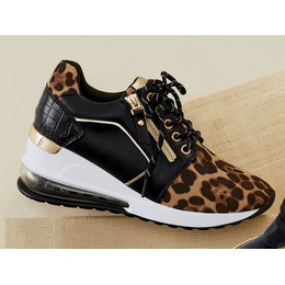 Ninety Union Ultra Leopard Wedge Shoe, , large
