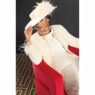 Ethna Faux-Feather Trim Jacket Dress, , large