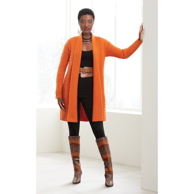 Raven Cable Sweater, , large