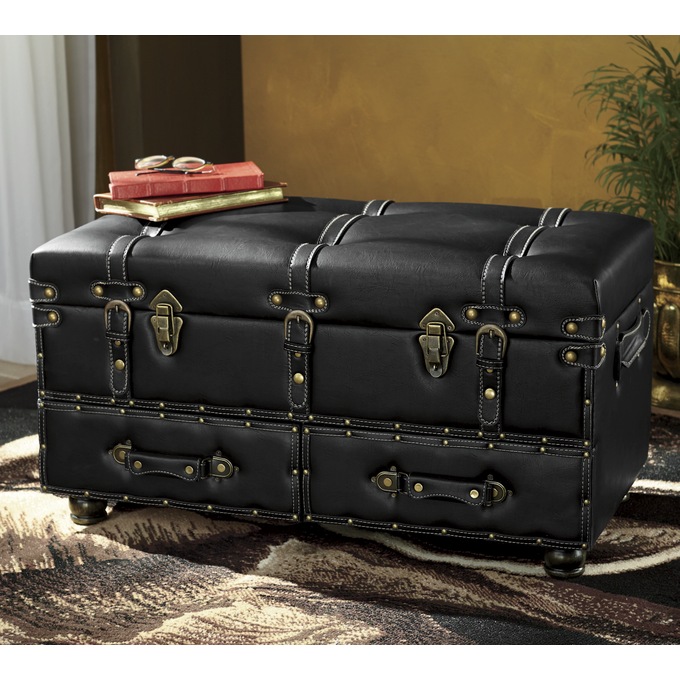 Voyager Storage Trunk Bench, , large