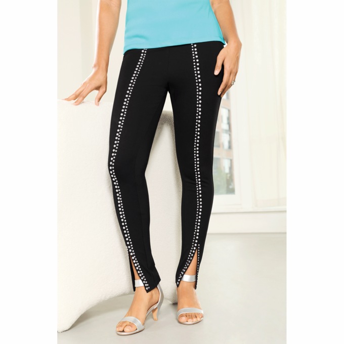 Sterling Studded Legging, , large