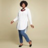 Julie Classic Button-Down Tunic, , large