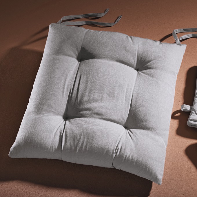 Color Connection Chair Cushion, Gray, large