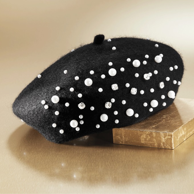 Pearl Beret, , large