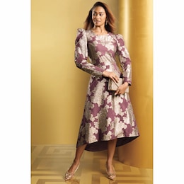 Jamaya Fit-and-Flare Dress, , large