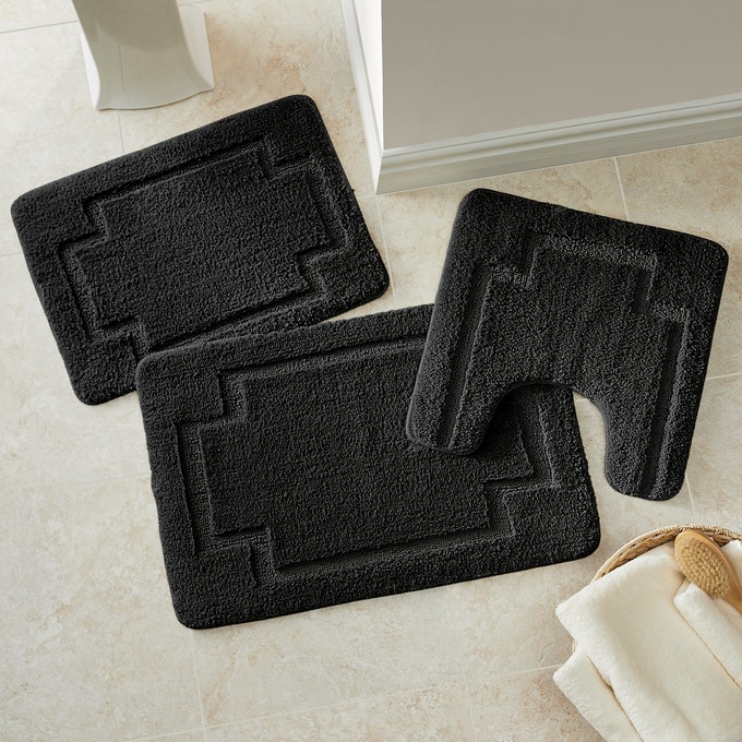 3-Piece Serene Bath Mat Set, , large