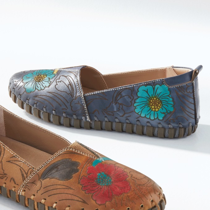 L'Artiste Modesty Slip-On by Spring Step, Navy Multi, large