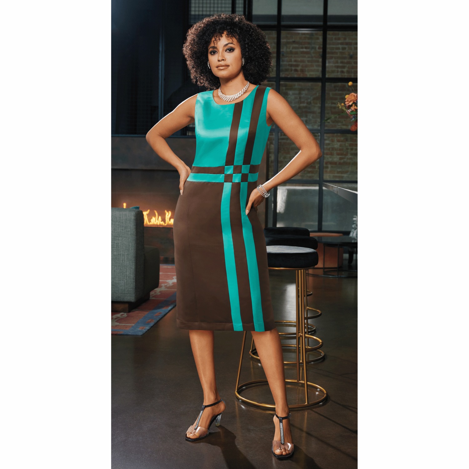 Perry Women's Colorblock Jacket Dress | ASHRO