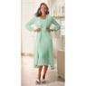 Jemetra Sheer Striped Jacket Dress, , large