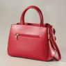 3D Sweep Floral Satchel , Fiery Scarlet, large