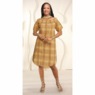 Shaunie Smocked Shoulder Dress, , large