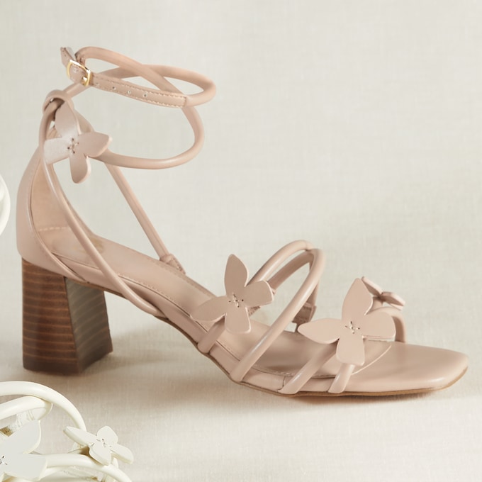 RM Eva Sandal by Rebecca Minkoff with Butterfly Appliqu&eacute;s and Memory Foam, , large