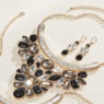 Crystal Shapes Necklace & Earring Set, , large