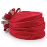 Embellished Satin Flower Turban, , large