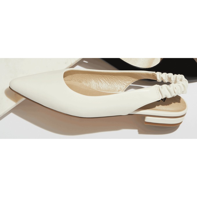 Pointed-Toe Slingback Flat, , large