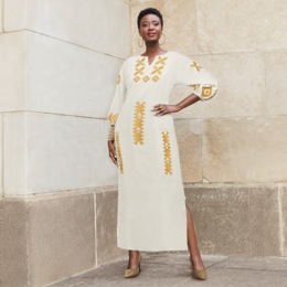 Porsha Appliqu&amp;eacute; Dress, , large
