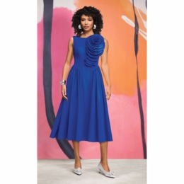 Navalie Fit-and-Flare Dress, , large
