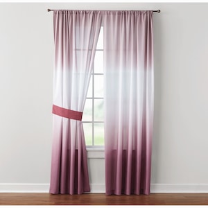 Faith Ombré Semi-Sheer Panel Pair, , large