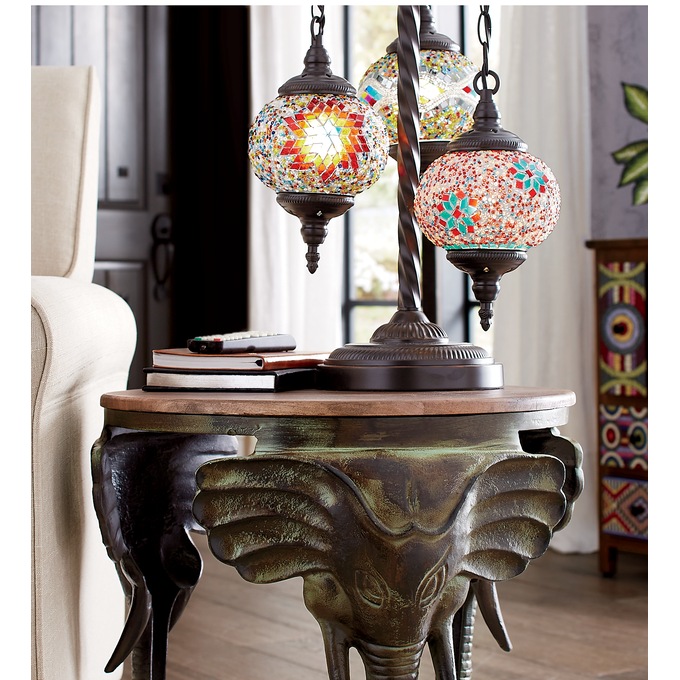 3-Tier Mosaic Table Lamp, , large