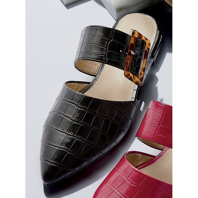 Buckle Strap Mule
