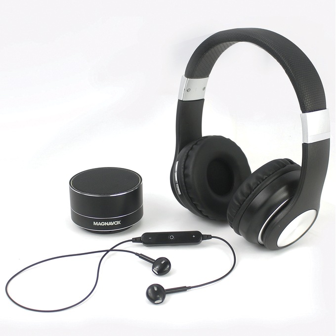 Headphone and shop speaker set