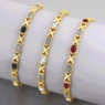 Gems/Diamond Two-Tone Bracelet, , large
