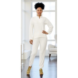 Zenya Quarter-Zip Pullover &amp; Jogger, , large