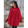 Simone Sherpa Cape and Gloves Set, Red, large