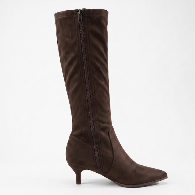 Amanda D'laurie Tall Faux-Suede Stretch Boot for Women, , large