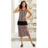 Taydja Sequin and Fringe Skirt Set, , large