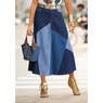 Phaedra Patchwork Denim Skirt, , large