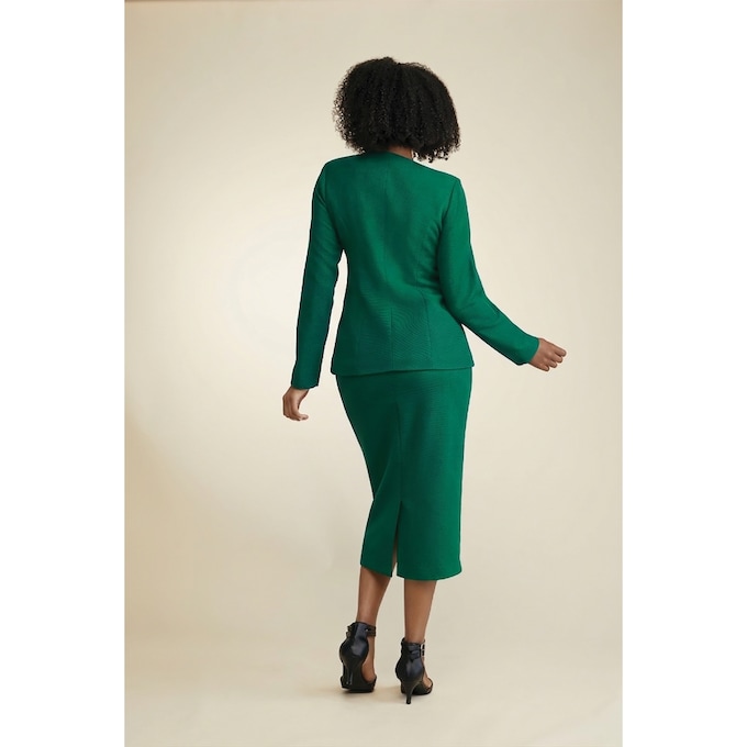 Alice Skirt Suit, Emerald Green, large