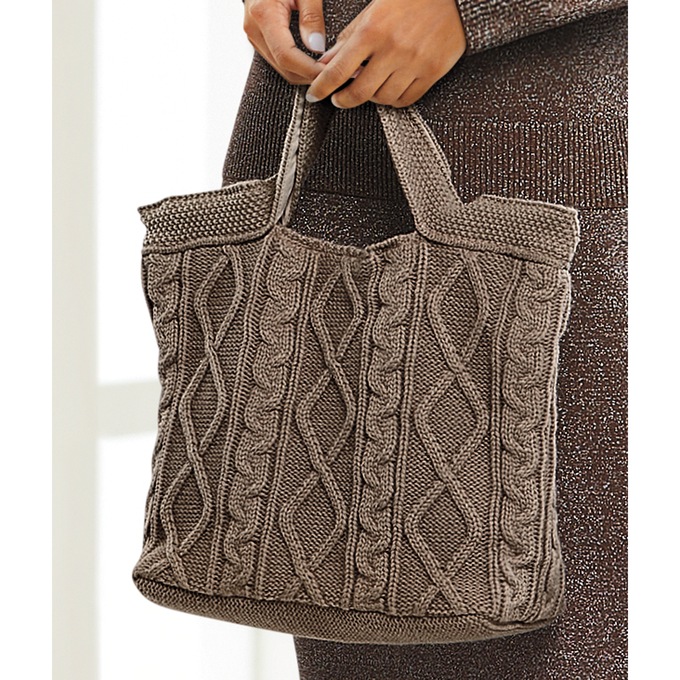 Shana Chunky Knit Tote, , large