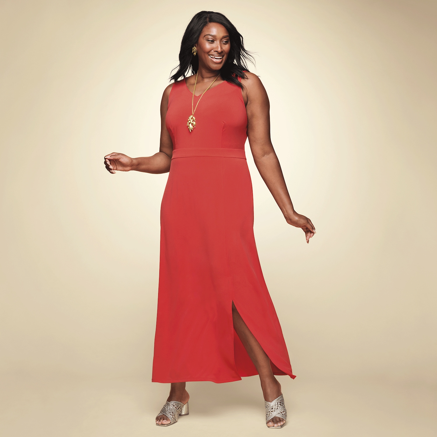 open lace back dress Tank Maxi Dress