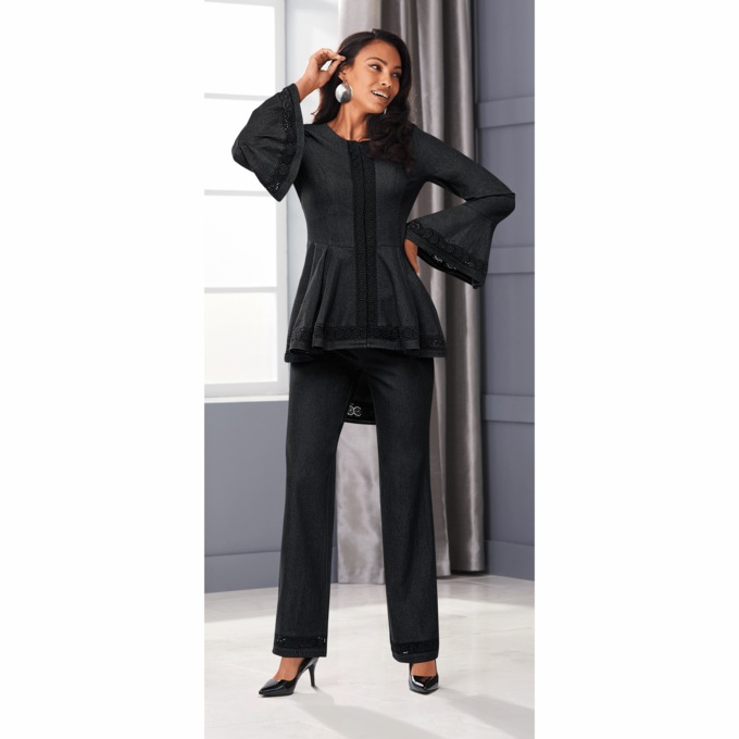 Kandrie 3-Piece Denim Wardrober, , large