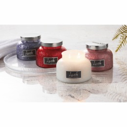 Lush Luxe Debossed Candle, , large