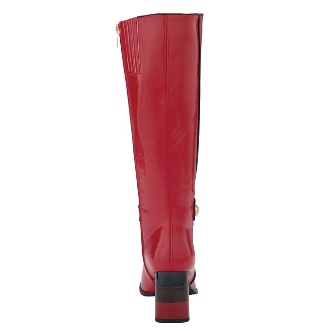 Ninety Union Randi Knee-High Boot with 3&rdquo; Statement Heel, Red, large