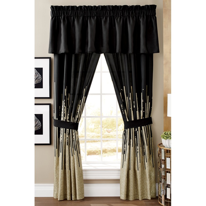 Gilda Comforter Set with Curtains, 30 Pieces, , large