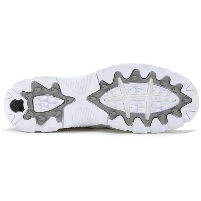 K-Swiss Men's Cross Training Shoe, White Black Silver, large
