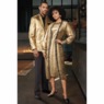 Foil Embellished Jacket Dress &amp; Vance Gold Suit, , large