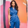 Selena Tie-Front Vest, , large