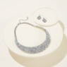 Chips Collar Necklace & Earring Set, , large