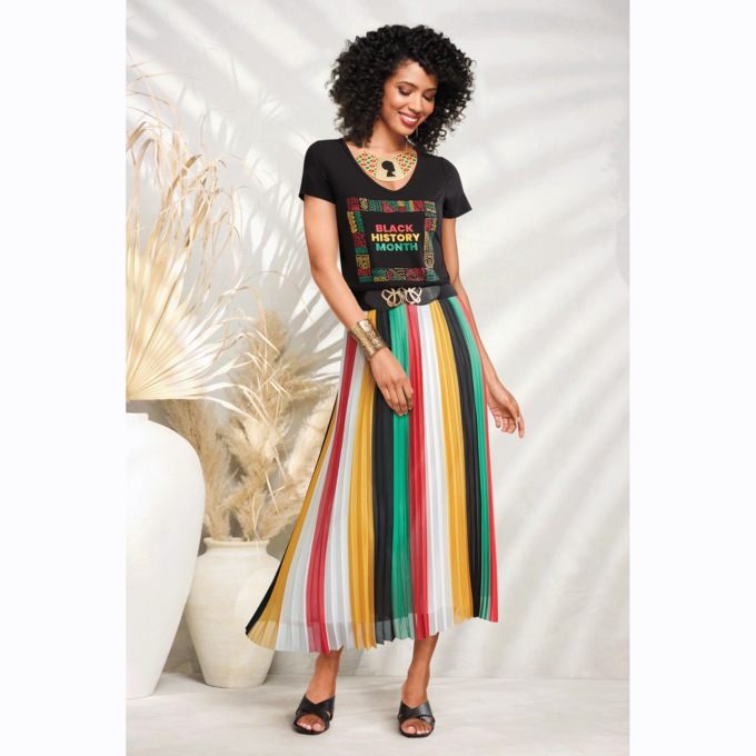 Felicity Flowing Skirt, , large