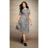 Maryella A-Line Dress, Ivory Black, large