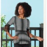Fancy Fringe Knit Top, , large