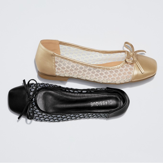 Classique Mesh Cap-Toe Ballet Flat, , large