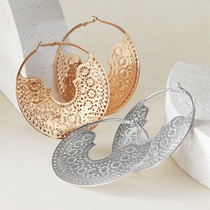 Cutout Hoops, , large