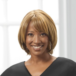 Vivica Fox Celia Human-Hair Wig, Light Brown Platinum Reddish Blonde, large